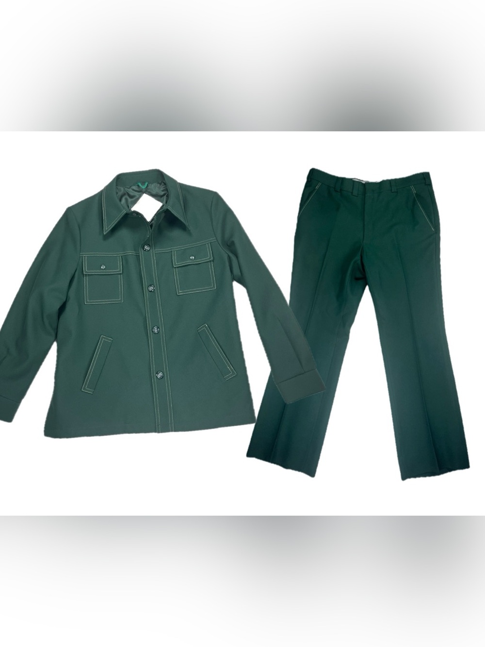 Vintage Golf Jack Nicklaus by Gleneagles Forest Green Pant Suit Jacket Trousers